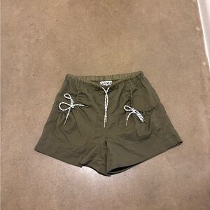 Ganni nylon mini shorts EUC size 32 / XS